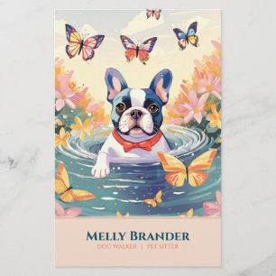 Flyer Cuidador de animais de estimação Passeador 