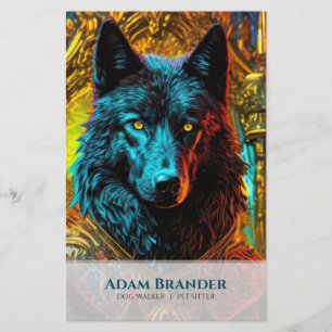 Flyer Cuidador de Animais de Estimação Passeador