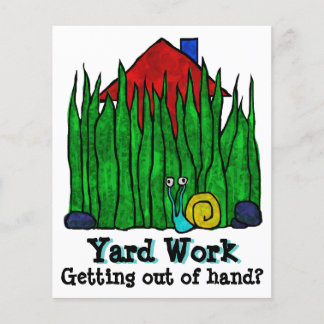Flyer Cuidados De Lawn. Mow Grass. Paisagismo. Promocion