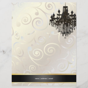 Flyer Cupcakes de lustre PixDezines espirais/branco pero