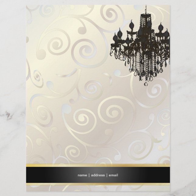 Flyer Cupcakes PixDezines Chandelier espirros/branco cla (Frente)