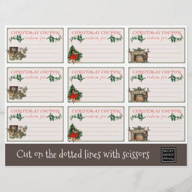 Flyer Cupões de Natal dos Stuffers (Frente)