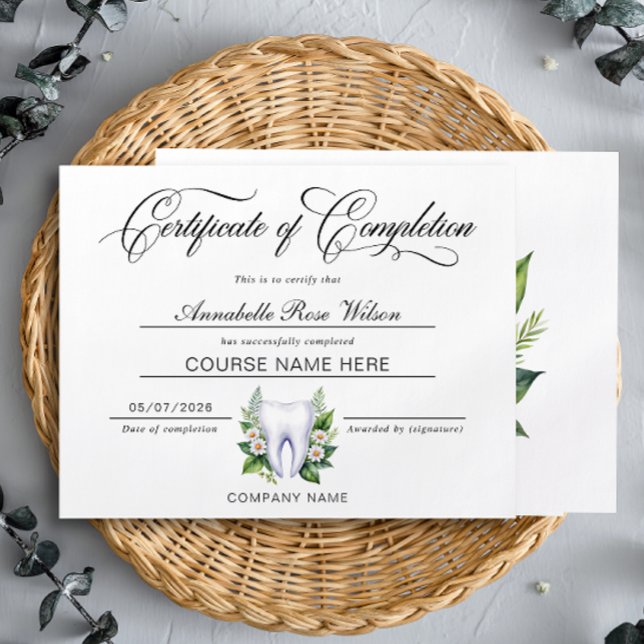 Flyer Curso de Certificado de Conclusão de Branqueamento (Criador carregado)