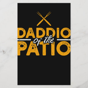 Flyer Daddio Do CHURRASCO Engraçado Da Patio
