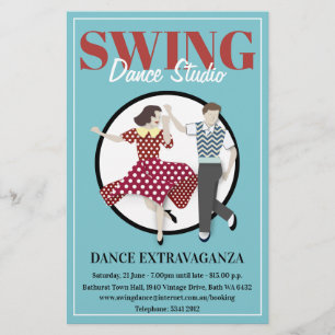 Flyer dança Swing