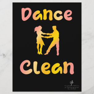 Flyer Dance Clean Cava Rosa