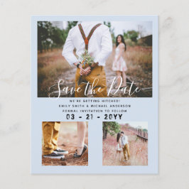 Flyer Datas de Salvamento de Fotos Contemporâneas de Noi