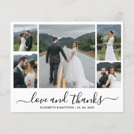 Flyer de Agradecimento de Casamento com Orçamento