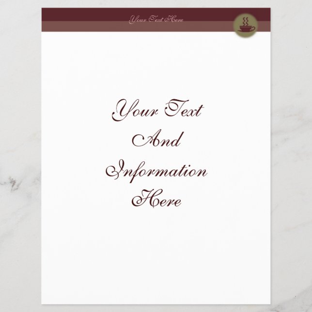 Flyer de café quente (Frente)