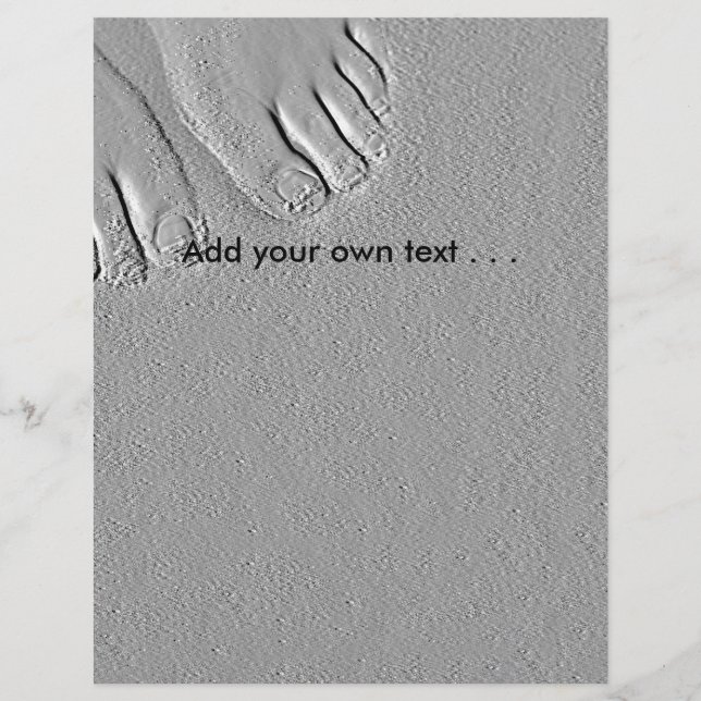 flyer de pés-de-areia (Frente)