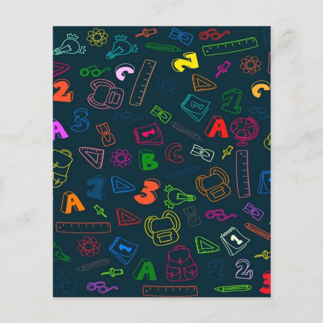 Flyer De volta à escola (Frente)