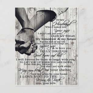 Flyer Decoração Familiar, Para Minha Letra Marido