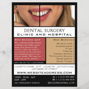 Flyer Dental Care, Dentistry, Dentist Advertising