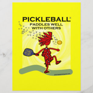 Flyer Desafio Camisas e Presentes de Pickleball