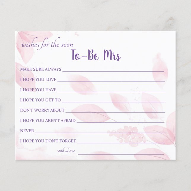 Flyer Deseja o Cartãozinho da Senhora Chá de panela (Frente)