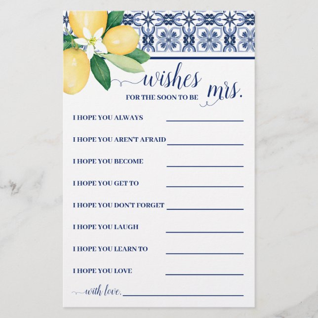 Flyer Deseja que, em breve, a senhora deputada Lemons do (Frente)