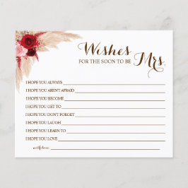 Flyer Deseja que em breve seja a Sra. Chá de panela