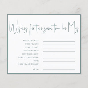 Flyer Deseja que em breve seja a Sra. Chá de panela