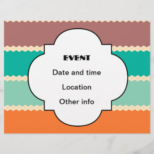 Flyer Desenho abstrato de fileiras de rombo