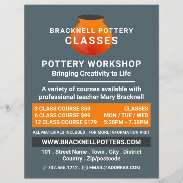 Flyer Design, Classes de Potência,  de Pote anterior (Frente)