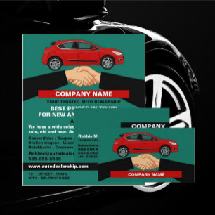 Flyer Design de aperto de mão, anúncio de desalerta auto