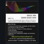 Flyer Design de Arte Gráfica, Anúncio do Designer Gráfic<br><div class="desc">Design De Arte Gráfica,  Folhetos De Publicidade Do Designer Gráfico Na Loja Cartão de visita.</div>