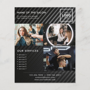 Flyer Design de Marca de Beleza Moderna para Profissiona