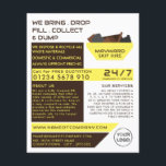 Flyer Design de Skip Amarelo, Skip/Dumpster Company<br><div class="desc">Design De Skip Amarelo,  Folhetos De Publicidade Da Empresa Skip/Dumpster Pela Loja Cartão de visita.</div>