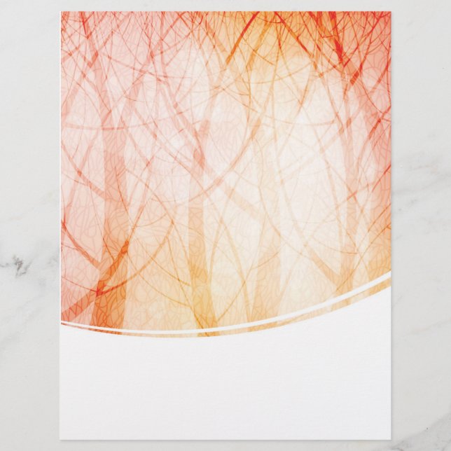 Flyer design do tema da natureza (Frente)