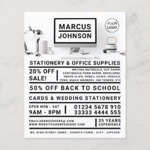 Flyer Desktop, Material de escritório e papelaria, Carta