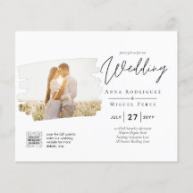 Detalhes do Convite de casamento RSVP de CÓDIGO QR