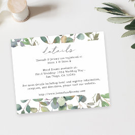 Flyer Detalhes do Eucalyptus Russo do Orçamento