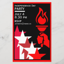 Flyer Dia da Independência Americana