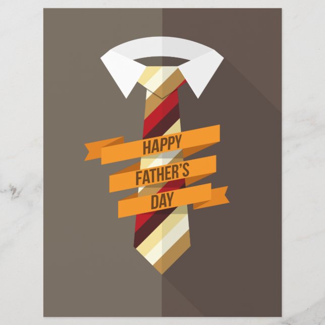 Flyer Dia de os pais Feliz (Frente)