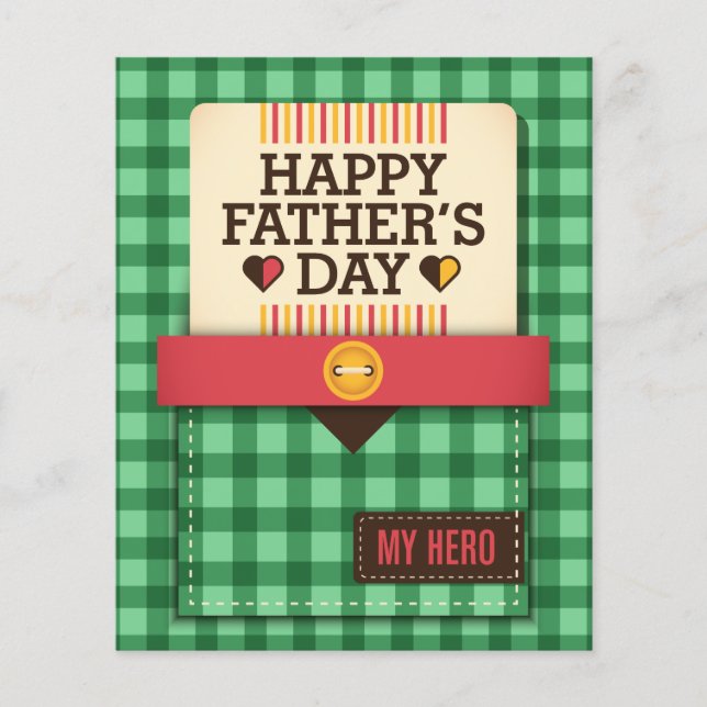 Flyer Dia de os pais Feliz (Frente)