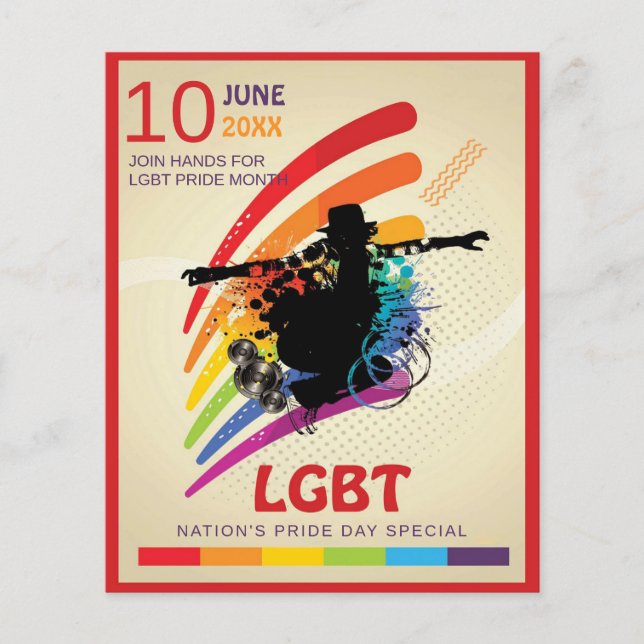 Flyer Dia do Orgulho LGBT (Frente)