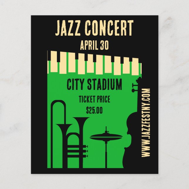 Flyer Dia Internacional do Jazz 30 de abril (Frente)