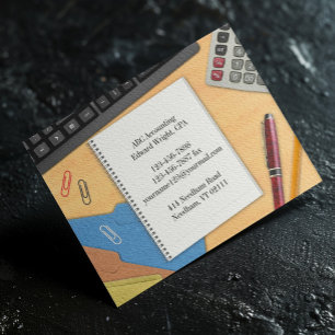 Flyer Diretório de trabalho do escritório de contabilida