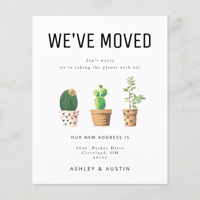 Flyer Diversão do Lover da Planta de Orçamento Mudamos o (Frente)