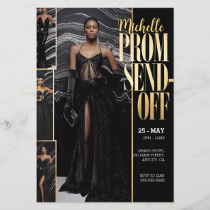 Flyer DIY Photo BAILE DE FORMATURA SEND-OFF Luxurioso Fa