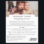 Flyer Doce Crianças Babá, Cuidados de Dia, Adverte de En<br><div class="desc">Doce Criança,  Babá,  Cuidados De Dia,  Folheto Publicitário De Enfermeira,  da Loja De Cartão de visita.</div>
