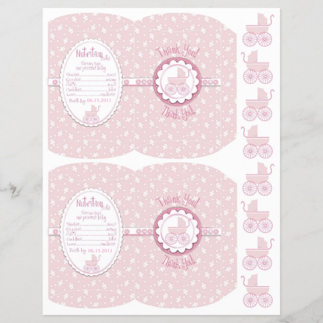 Flyer Doce Uma Menina Mini Puff Modelo (Frente)