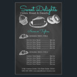 Flyer Docinho de padaria<br><div class="desc">Doce design de Chalkboard de Bakery. Você pode clicar em personalizar ainda mais para alterar as fontes e alterar os locais e o tamanho dos desenhos.</div>