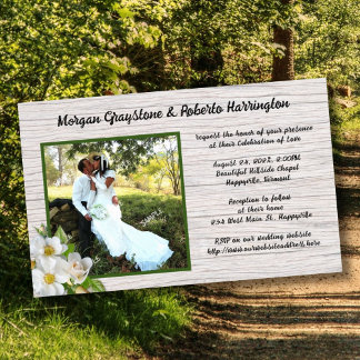 Flyer Documento de Orçamento de Convites para Casamento