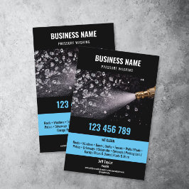 Flyer Dois idiomas: Lavando a pressão, lavando o tejadil