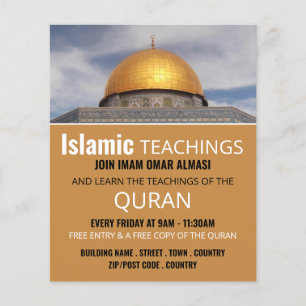 Flyer Domo do Rock, Publicidade de Ensino Islâmico