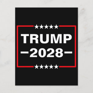 Flyer Donald Trump 2028 Presidente