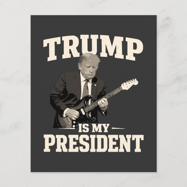 Flyer Donald Trump É Meu Presidente (Frente)