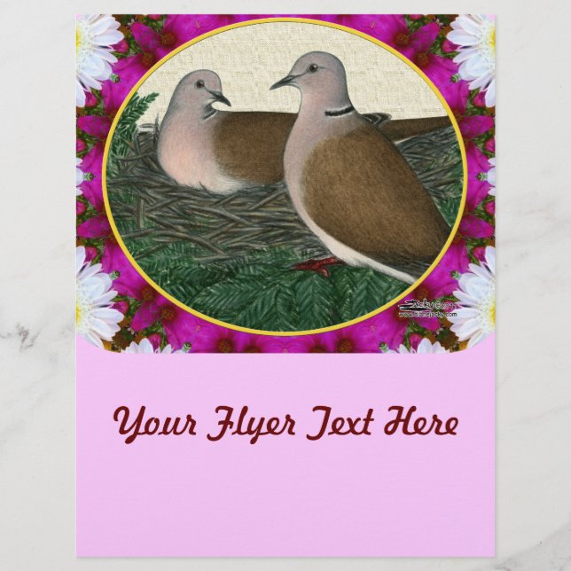 Flyer Dove Nest e Flores (Frente)
