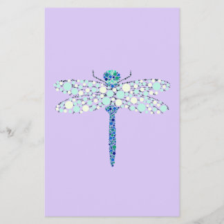 Flyer Dragonfly In Dots